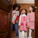 Gymboree,Girls,and Toddler Sweater Knit Skirts,Pink Heart,4 Years