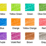 Madisi Crayon Bulk pack, Regular Size, 18 Colors, 900 Count
