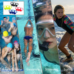 Zooshine 12 PCS Waterproof Swimming Nose Clip Silica Gel Swim Nose Plug for Kids and Adults with Bright Color