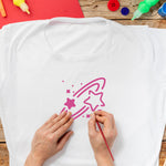 18 PCS Letter Tracing Stencils for Kids Numbers Alphabet Colorful Stencil Mix Car Animal Stencils Writing Practice Kit