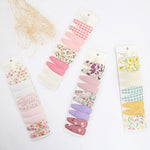 40pcs Baby Hair Clips Flower Patterns Snap Hair Clips Wrapped by Cloth Hair Pins Baby Girls Barrettes Hair Accessories for Baby Girls Infants Toddler Kids
