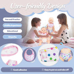10 Pcs Baby Doll Bottle Feeding Accessories