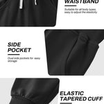VOGRYE 3 Pack Boys Cotton Toddler Sweatpants Boys Joggers Pants with Pocket Drawstring for Kids 2T-14 Years