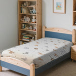 MorroMorn Baby Crib Sheets Fitted Crib Sheet for Boys Girls, for Standard Crib and Toddler Mattress, Super Soft Jersey Knit Microfiber, Cute Neutral, Baby Bed Sheet, 28x52x8in, (Animals)