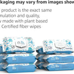 Amazon Brand - Mama Bear 99% Water Based Baby Wipes, Hypoallergenic for Sensitive Skin, Fragrance Free, 432 Count (6 Packs of 72)