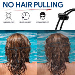 Otionus Swim Goggles, Polarized Adult Swimming Goggles Bungee Strap No Hair Pulling Anti-fog Pool Goggles for Men Women