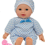 11 inch Soft Body Boy Baby Doll in Gift Box - Doll Pacifier Included -Toy Dolls for Boys and Toddlers (Caucasian)