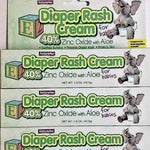 Natureplex Diaper Rash Cream with Zinc Oxide and Aloe, 3-ct