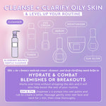 Glow Recipe Blueberry Bounce Exfoliating Face Wash - Foaming Facial Cleanser, Makeup Remover & Clarifying Mask - Hydrating Hyaluronic Acid & Gentle AHA for Sensitive Skin - Korean Skincare, 160ml