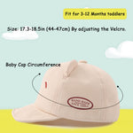 Peecabe Baby Baseball Cap Toddler Infant Boys Girls Sun Hat Breathable Cute Hats for Spring Summer 6M-3T (US, Age, 3 Months, 12 Months, Beige Dog)