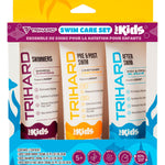 TRIHARD Essential Swim Care Kit For Kids, 3-in-1 Shampoo, Conditioner, Body Wash, Chlorine Shampoo for Swimmers, Leave-In Conditioner, Pool Essentials, Ultimate Swimming Hair Care for Kids