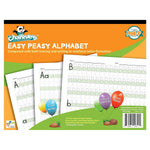 Channie's Easy Peasy Alphabet Tracing Book for Kids Ages 3-5, Pre K & Kindergarten Writing Workbook for Handwriting & Tracing, Effective Alphabet Practice With Color-Coded Blocks