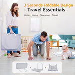 strenkitech Portable Bed Rails for Toddler: Travel Baby Bed Rail Guards for Crib, Twin, Queen, Full, King Size Beds - Easy to Assemble, Safe Guard Bed Side Rail for Toddlers and Kids