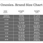 Onesies Brand Baby Girls 3-Pack Romper, Rainbows, 3-6 Months