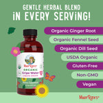 USDA Organic Gripe Water for Babies by MaryRuth's | Herbal Blend for Little Tummies | Baby Essentials | for Newborns | Ginger Root | Fennel Seed | Dill Seed | Vegan | 4 oz | 30-60 Servings