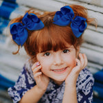 Oaoleer 40Pcs 4.5" Hair Bows Clips Grosgrain Ribbon, Alligator Clips, Barrettes Hair Accessories for Baby Girls Infants Toddlers Kids Teens Children (4.5 Inch, 20 Colors in Pairs)