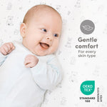 Cotton Crib Sheets 2 Pack – Sweety Fox Mini Fitted Sheets for Baby Boys and Girls, Soft Jersey Knit for Crib or Toddler Bed, Woodland Print