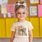 Kids Graphic Tees Grow Your Own Way Toddler Shirt Cute Mushroom Natural Boys Girls Clothes Casual Summer Tops 2T