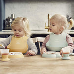 BabyBjörn Baby Spoon and Fork, 4 pcs, Powder Yellow