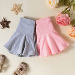 Neutocd Toddler Baby Girl Shorts Skirts 18-24 Months 2 Pack Flared Plain Pleated Skater Skirt Sport Skort