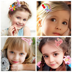 62PCS Girls' Hair Accessories Set: Toddler Barrettes, Flower, Rainbow, Candy Fruits Clips, Hair Pins, and Cute Hair Clips for Girls & Baby (Style 1)