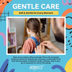 HOYOLS Baby Hair Ties Hair Rubber Bands for Toddler Infants Kids Girls Thin Small Hair Elastics TPU 1500 Piece Pack