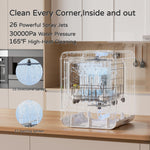 VBSUTO Baby Bottle Washer Pro,All-in-One Bottle Washer and Sterilizer and Dryer,Cleans 6 Baby Bottles Simultaneously,Baby Bottle Washer for Bottles, Pump Parts & Baby Essentials