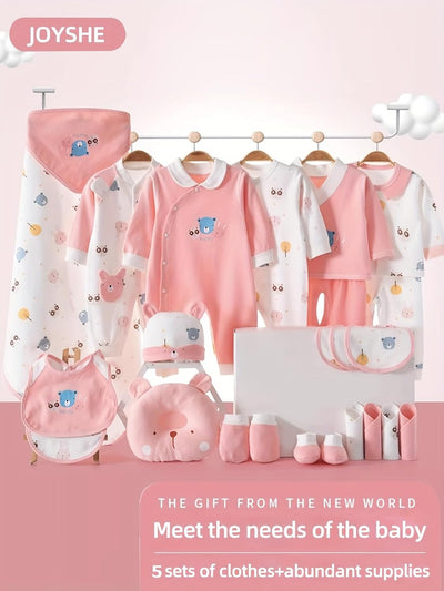 Baby Girl Clothes,Newborn Essentials Must Haves，Baby Gift Onesies Sets ，Total 27 Pieces