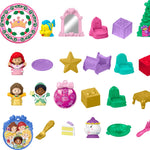 Fisher-Price Little People Toddler Toy Disney Princess Advent Calendar, 24 Figures & Accessories for Preschool Pretend Play Ages 18+ Months
