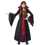Spooktacular Creations Halloween Girls Royal Vampire Costume for Kids and GIrls, Gothic Queen Halloween Dress Up for Party