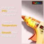 Busieea Hot Glue Gun Kit with 40 Glue Sticks, Fast Preheating Hot Melt, High Temp for School Crafts DIY Arts and Quick Home Repairs (20w)