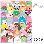 Buffalo Games - Squishmallow - Squishmallows - Buddies - 100 Piece Jigsaw Puzzle for Families -Challenging Puzzle Perfect for Game Nights - Finished Size is 15.00 x 11.00