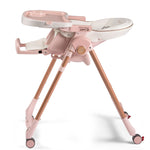 Peg Perego Prima Pappa Zero 3 - High Chair - for Children Newborn to 3 Years of Age - Made in Italy - Mon Amour (Rose Gold & White)
