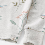 little planet by carter's Baby 2-Piece Pajamas Made with Organic Cotton, Gray Botanical, 3T