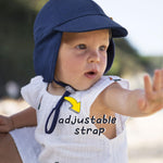FURTALK Baby Sun Hat UPF 50+ UV Ray Sun Protection Cotton Toddler Hats for Boys Girls Navy