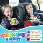 2 PCS Color Sorting Sensory Toys for Toddlers: Quiet Calming Travel Roadtrip Toys for Kids - Color Matching Game for Preschool Learning Activities - Classroom Prizes Toddlers Travel Essentials