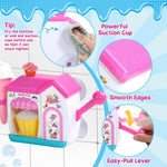 Bath Toys for Kids Ages 4-8 3-5 Toddler Bath Toys Bathtub Ice Cream Foam Maker Bubble Pretend Cake Play Set Birthday Gifts for 2-4 5 6 Year Old Girls Boys