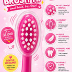 Brush Buddies Barbie Battery Operated Electric Toothbrush for Kids – Soft Bristles & Sonic Power Perfect for Boys, Girls, and Children’s Oral Hygiene