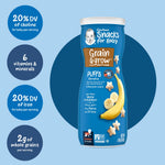 Gerber Baby Snacks Puffs, Banana, 1.48 Ounce (Pack of 6)