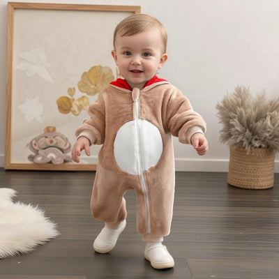 Ledy Champswiin Fall Baby Clothes Newborn Boy Girl Hoodie Romper Long Sleeve Jumpsuit Winter Infant One Piece Outfit