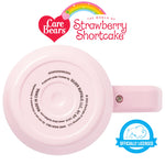 Silver Buffalo Strawberry Shortcake Riding Bike Sweet Vintage Stainless Steel Tumbler with Handle and Straw, Fits in Standard Cup Holder, 40 Ounces