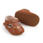 Myleleya Infant Baby Beach Sandals Summer Wedding Dress Flat Shoes Newborn Crib Shoes First Walkers Prewalkers Shoes