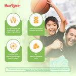 MARYRUTH'S Fiber Gummies for Kids | 2 Month Supply | Sugar Free | Soluble Fiber Supplement | Gut Health & Digestion Support | 3g Fiber per Gummy | Vegan | 60 Count