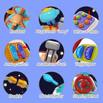 JRUXJWI Montessori Toys for Baby 18-24 Months Busy Cube Sensory Toddler Toys Age 2 3 4 Airplane Plane Car Travel Toy for Early Learning Birthday Gift……