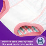 MooMoo Baby Cotton Training Pants Strong Absorbent Toddler Potty Training Underwear for Baby Girl Pee Pants 2T