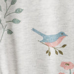 little planet by carter's unisex-baby Sleep and Play made with Organic Cotton, Botanical Butterfly Print, 3M