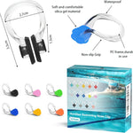 Swimming Nose Clip, 14 Packs Swim Nose Plugs with Waterproof Silica Gel for Kids (Age 7+) and Adults, Multi-Color