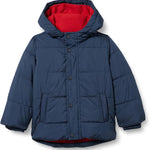 Amazon Essentials Babies, Toddlers, and Boys' Heavyweight Hooded Puffer Jacket