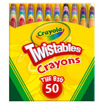 Crayola Mini Twistables Crayons for Kids (50ct), Back to School Supplies, No Peel Crayons for Coloring Books, Gift for Toddlers & Kids, Arts & Crafts, 3+