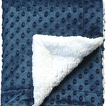 CREVENT Cozy Soft and Warm Mink Baby Blanket with Sherpa Backing, Gift Packing with Ribbon for Newborn Infant Toddler's Crib Cot Stroller (30"X40" Little Dream)